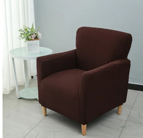 Housse fauteuil Scandinave Marron – Image 2