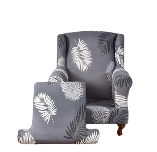 Housse fauteuil Crapaud Tropicale Grise