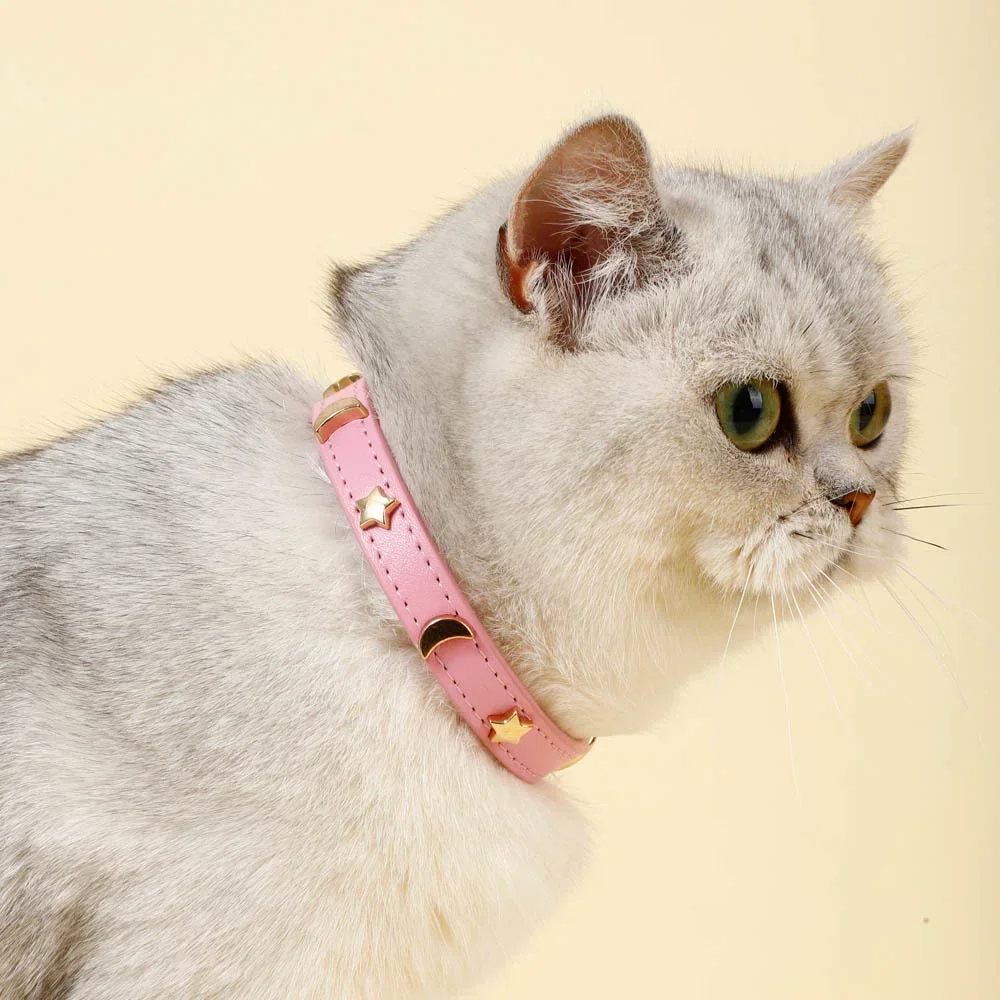 Collier à Boucle en Cuir pour Chat – Image 4